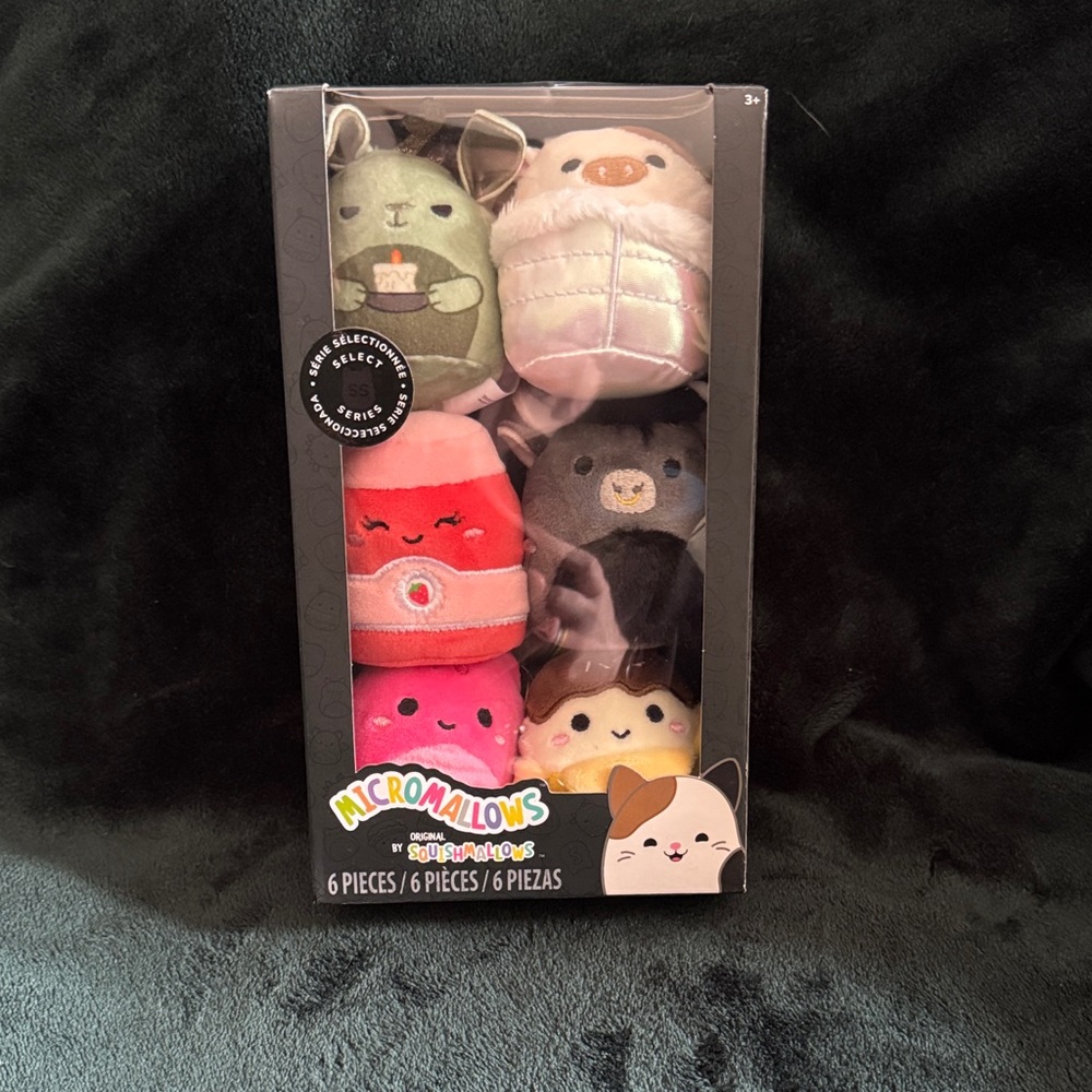 Micromallows by Squishmallows 6pc Set NO CLOWN